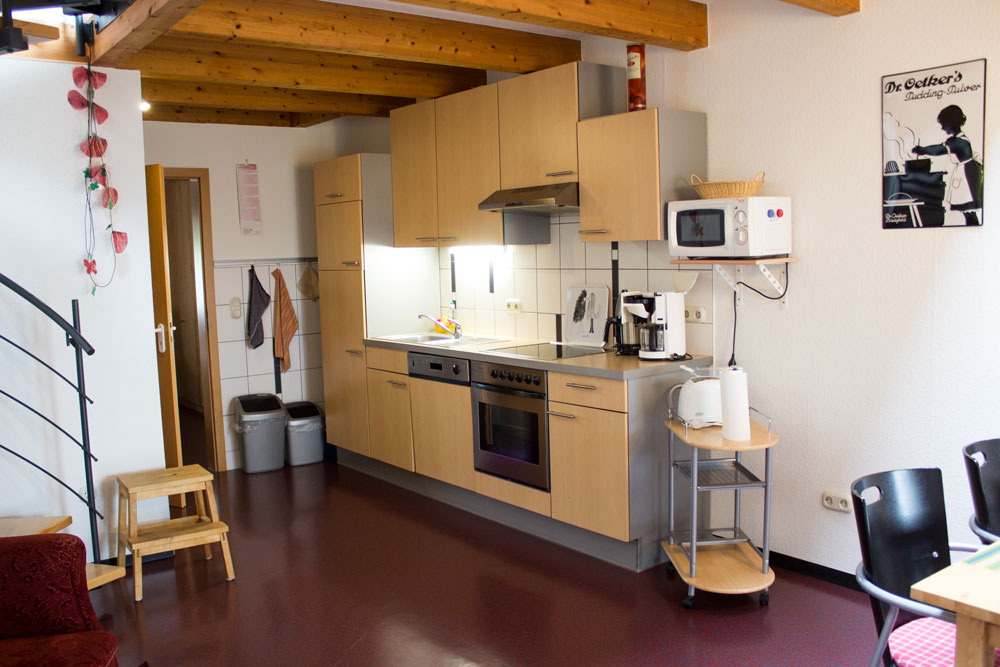 Küche rechte Wohnung | Ferienwohnung Sonnenhof Weidenhausen