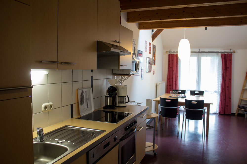 Küche rechte Wohnung | Ferienwohnung Sonnenhof Weidenhausen